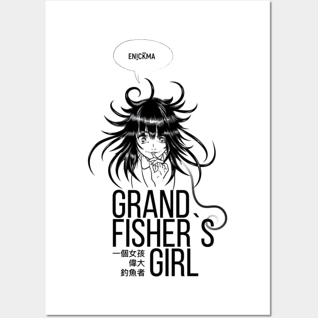 Grand Fisher's Girl Wall Art by Enickma